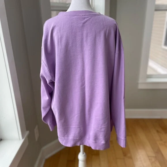 Vintage 90’s Purple Kokopelli Oversized Baggy Graphic Sweatshirt Sz XL - Picture 3 of 12